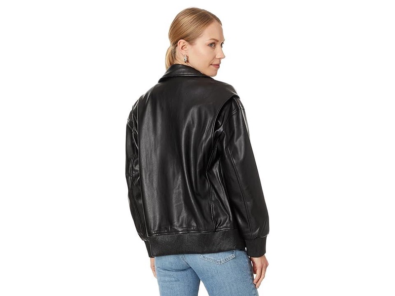 Vegan Leather Moto Jacket