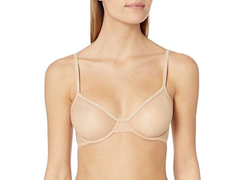 Sheer Marquisette Unlined Demi Bra