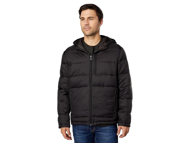 Cole Haan Men's Hooded Nylon Puffer Jacket