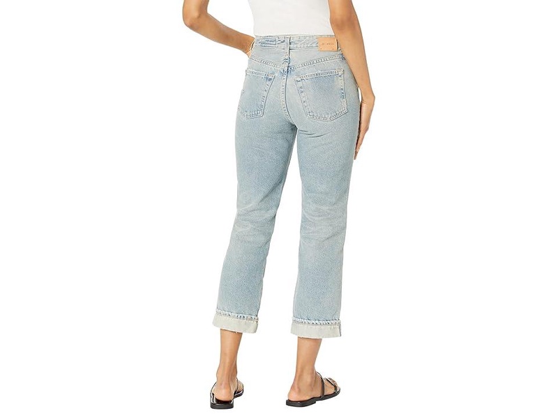 Alexxis Crop High-Rise Vintage Fit in 21 Years Road Trip Destructed