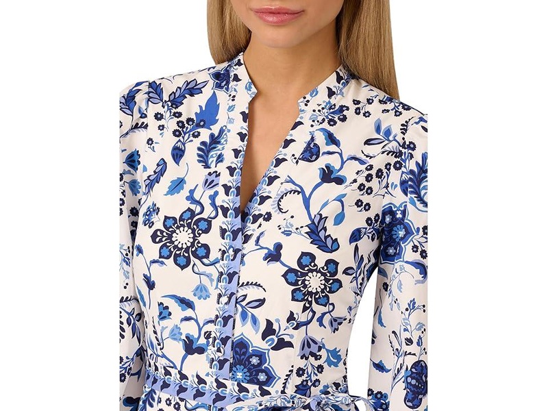 Print Tie Front Romper
