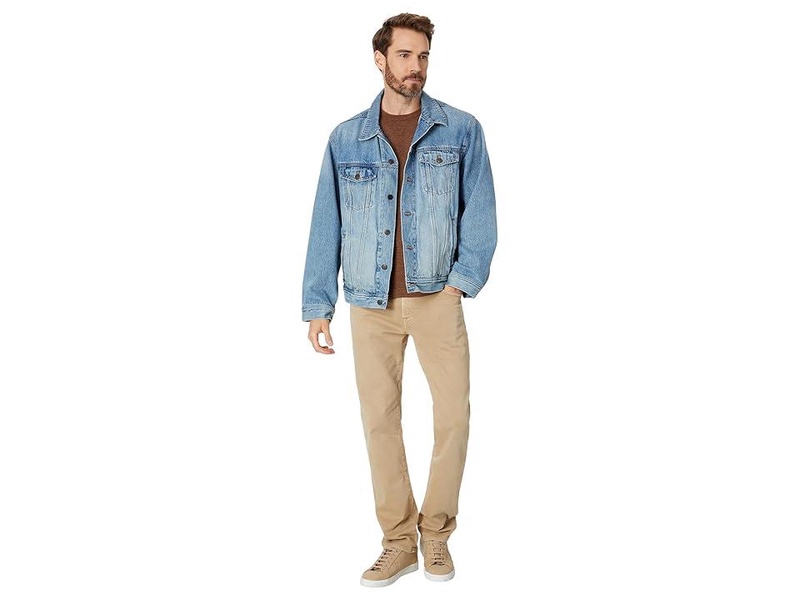 Everett Slim Straight Fit Jeans in 7 Years Sulfur Light Truffle