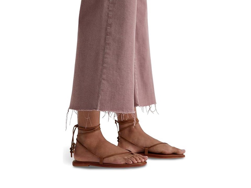 Saige Mid Rise Wide Leg in Sulfur Dusty Mauve