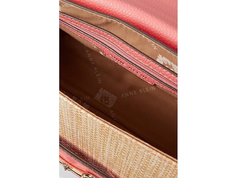 Anne Klein Straw Top Handle Satchel
