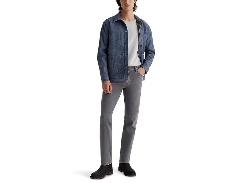 Tellis Modern Slim Leg Denim in 7 Years Sulfur Storm Grey