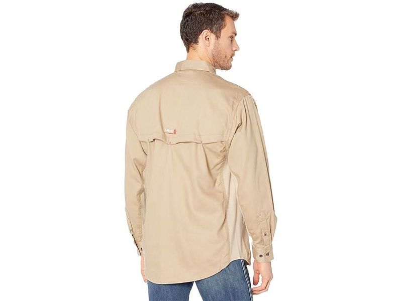 FR Solid Vent Long Sleeve Work Shirt