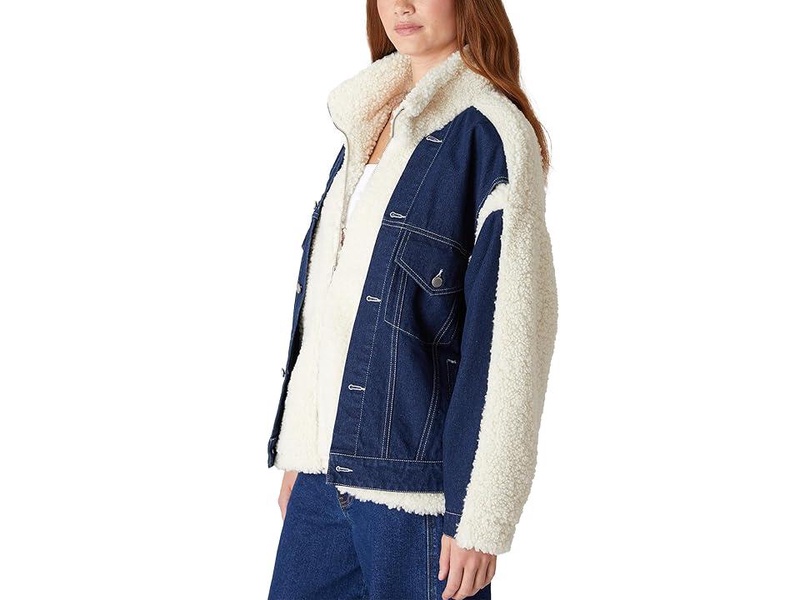 Denim and Sherpa Jacket