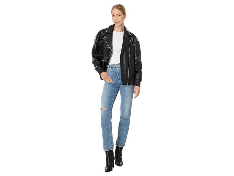Vegan Leather Moto Jacket