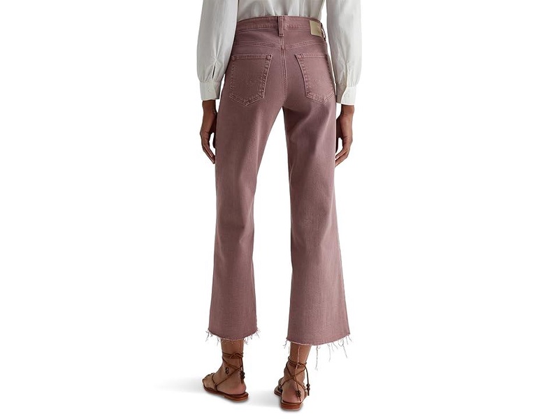 Saige Mid Rise Wide Leg in Sulfur Dusty Mauve