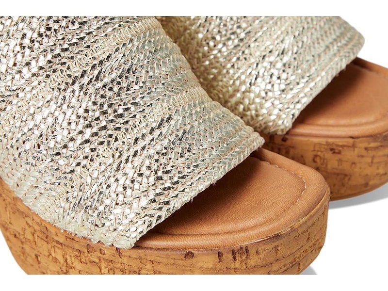 Applause Metallic Woven Sandal