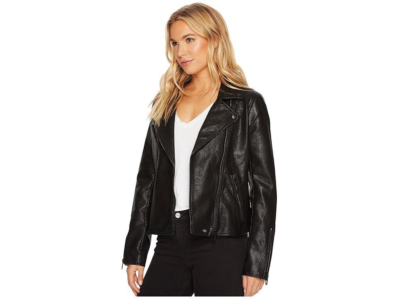Faux Leather Moto Jacket