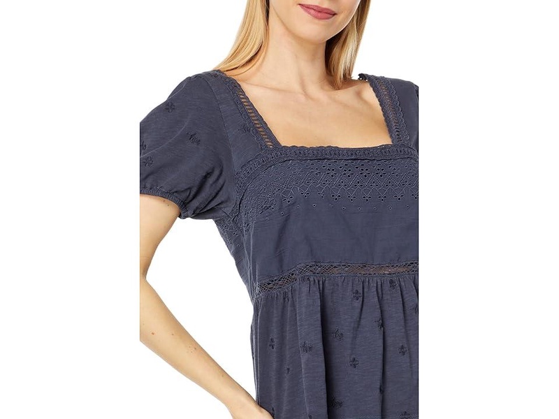 Schiffley Peplum Puff Sleeve Top