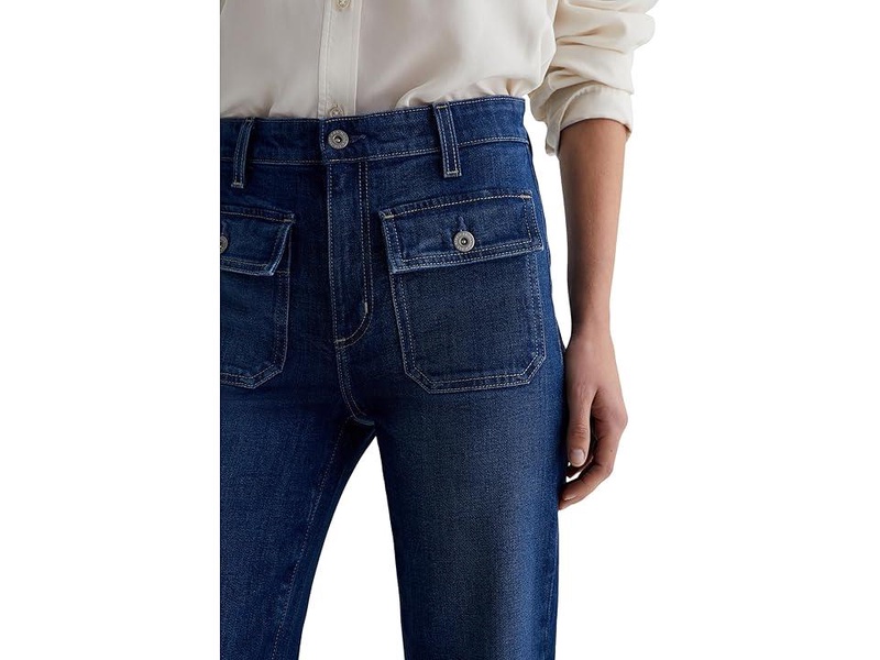 Bonnie Mid Rise Relaxed Flare in Shallow