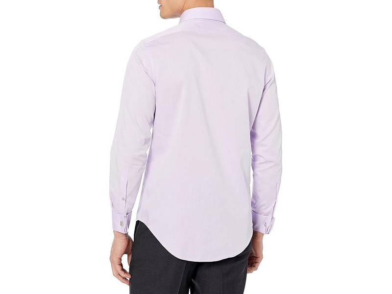 Calvin Klein Men's Dress Shirt Slim Fit Non Iron Solid French Cuff