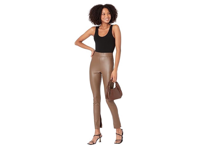 Leather Leggings with Slit in Love Much
