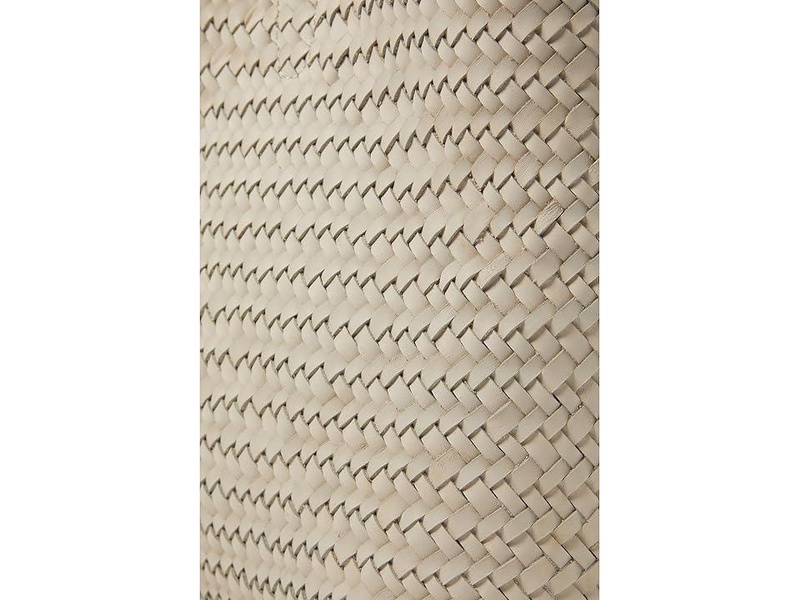 Handwoven Leather Tote