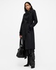 Riley Wrap Around Belted Long Line Coat