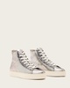 Tana Metallic Leather High Top Trainers