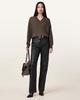 Julieana V Neck Wool Sweater
