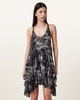 Cavarly Ruffled Mini Dress