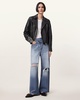 Vela Slim Fit Leather Biker Jacket