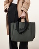 Izzy Large Logo Knitted Tote Bag