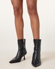 Vivian Pointed Toe Leather Boots