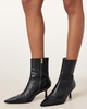 Vivian Pointed Toe Leather Boots