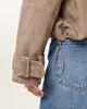 Reya Cropped Suede Mac