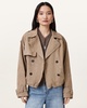 Reya Cropped Suede Mac