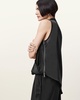Abi Lace Trim Draped Top