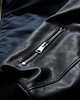 Myler Leather Sleeve Bomber