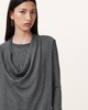 Drina Draped Wool Dress