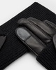 Zoya Knitted Cuff Leather Gloves
