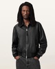 Marco Oversized Leather Bomber Jacket