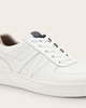 Vix Low Top Round Toe Leather Sneakers