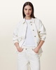 Hettie Frayed Oversized Cotton Shacket