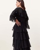 Nat Ruffled High Low Maxi Dress
