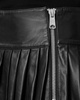 Vena Leather Kilt Skirt