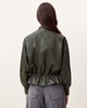 Sofi Drawstring Leather Bomber Jacket