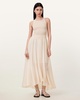 Zenia Sleeveless Asymmetric Midi Dress