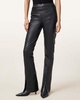 Cora High-Rise Leather Flared Leggings