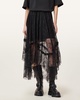 Jose Tiered Lace Midi Skirt