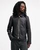 Erol Zip Up Leather Jacket
