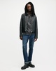 Brace Zip Up Brushed Cotton Hoodie