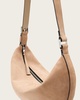 Half Moon Suede Shoulder Bag