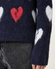 Amora Love Heart Jacquard Sweater