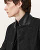 Survey Double Layered Leather Blazer