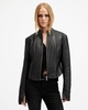 Sadler Slim Fit Leather Jacket
