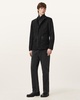Survey Double Layered Leather Blazer